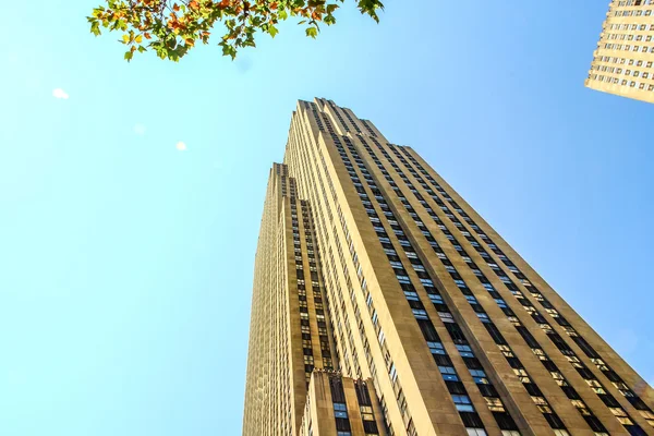 Rockefeller Center sokak görünümü — Stok fotoğraf
