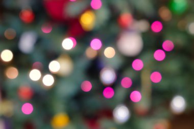 Tatil arka plan bulanık ışıklar ile