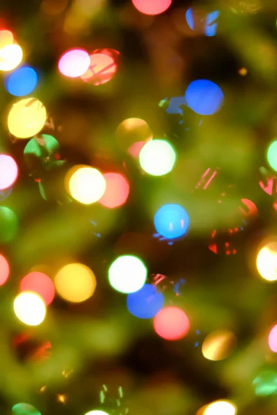 Holiday background with blurred lights — Stock Photo, Image