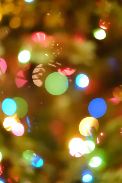 Holiday background with blurred lights — Stock Photo, Image