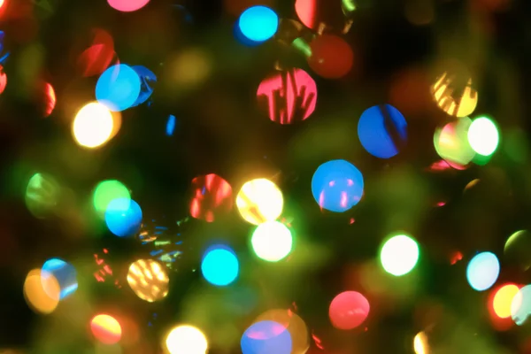 Holiday background with blurred lights — Stock Photo, Image