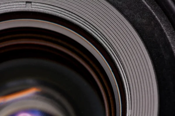 Front element of a camera lens — Stock Photo, Image