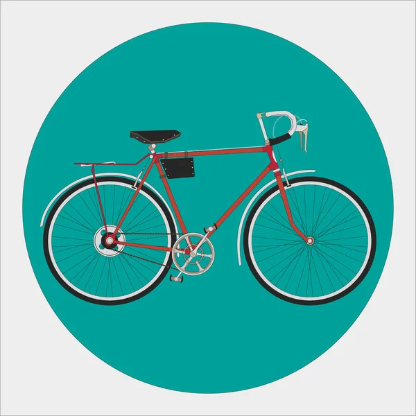 Bicicleta de artes fixas —  Vetores de Stock