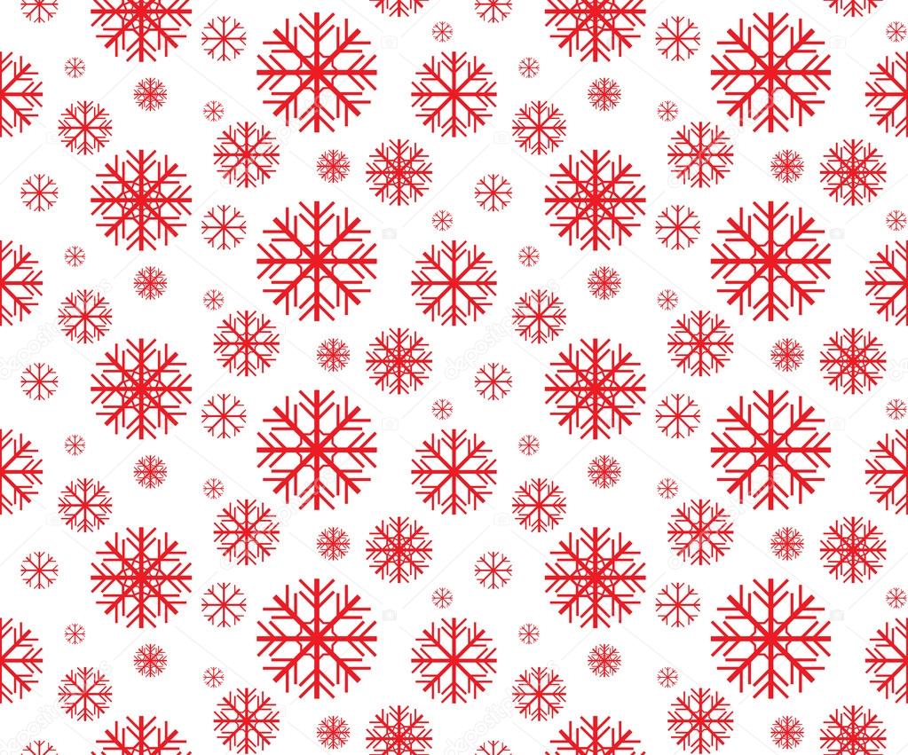 Snowflakes seamless pattern — Stock Vector © artsandra #34246269