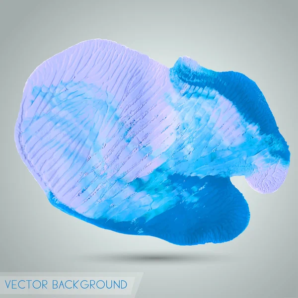 Бирюзовая синяя абстрактная акриловая текстура — стоковый вектор