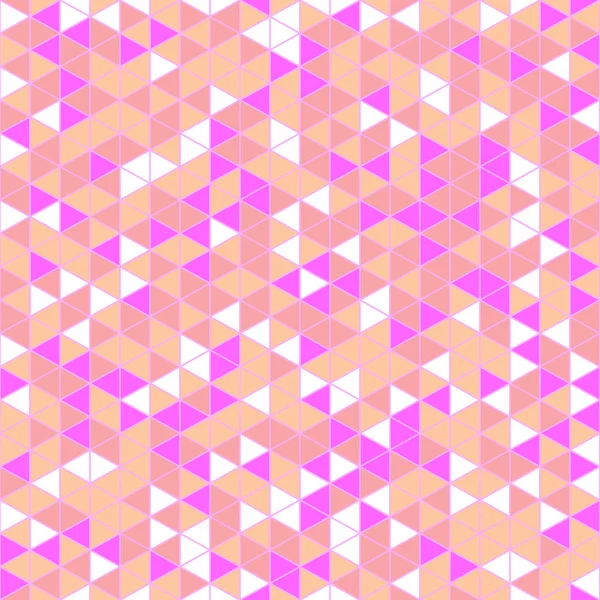 Triangle Mosaic Seamless Pattern — Stock Vector