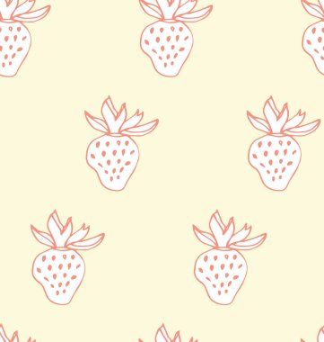 Çilek pürüzsüz desen