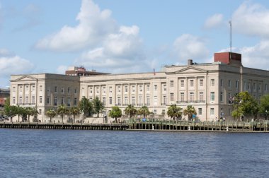 Federal Building in Wilmington NC clipart