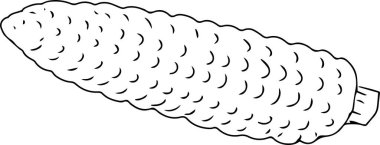 Mısır Gıda Kachan bitkisel yağ ürünleri hasat grafik çizim el oyma seti beyaz arka plan izole