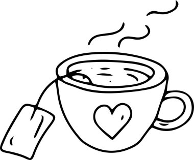 Çocuklar için günlük boyama kitabı için kurşun günlük etiketleri boş. Beyaz arkaplan elementlerine ayrı ayrı çizilmiş çizimler.