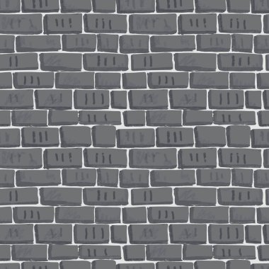 Tuğladan duvar ustası, pürüzsüz arka plan dokusu, elle çizilmiş yapı malzemesi.