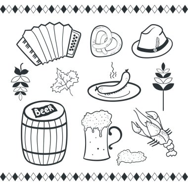Oktoberfest Icons set