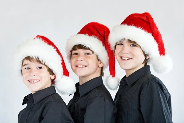 Hermanos en Navidad — Foto de Stock