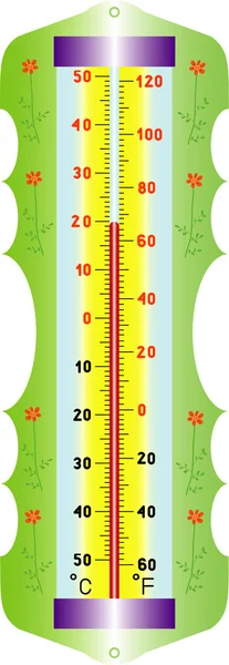 Thermomètre externe — Image vectorielle