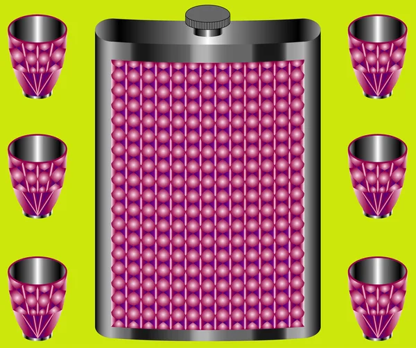 Kolf voor vloeistoffen — Stockvector