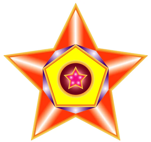 Золотая звезда — стоковый вектор