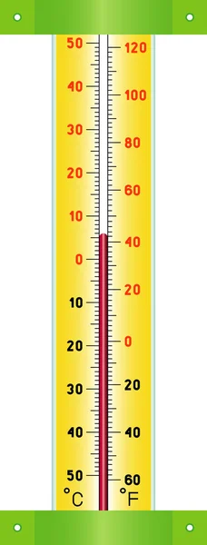 Street thermometer — Stock Vector