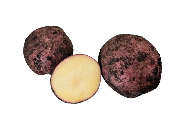 Aardappelen geïsoleerd — Stockfoto