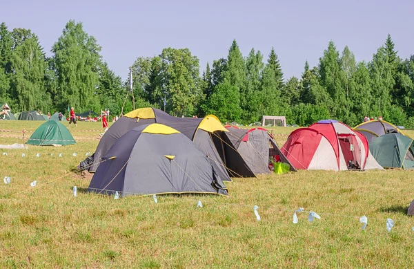 Touristenzelte — Stockfoto