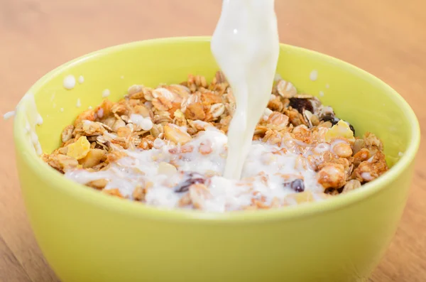 müsli süt ile