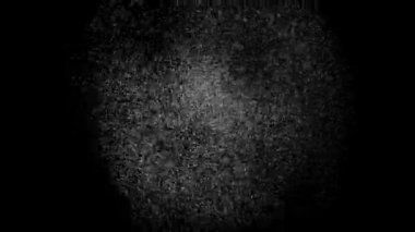 The digital globe is spinning. Looping animation of an abstract rotating planet Earth in cyberspace. 3D rendering