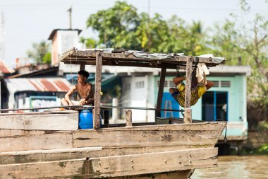 Vietnam 10 Aralık 2013. mekong delta, Güney vietnam halkı
