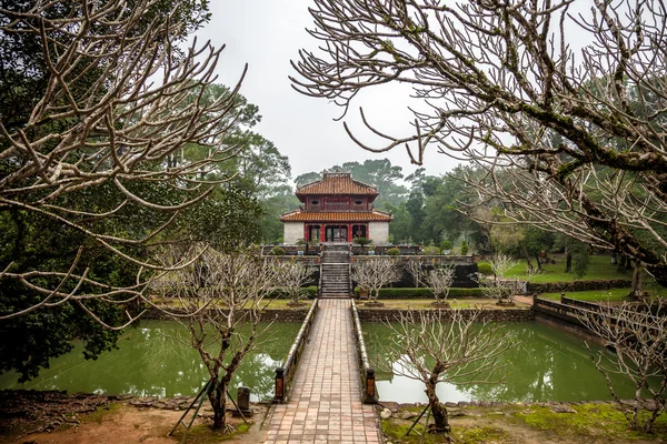 Ming mang İmparator mezarı hue, vietnam