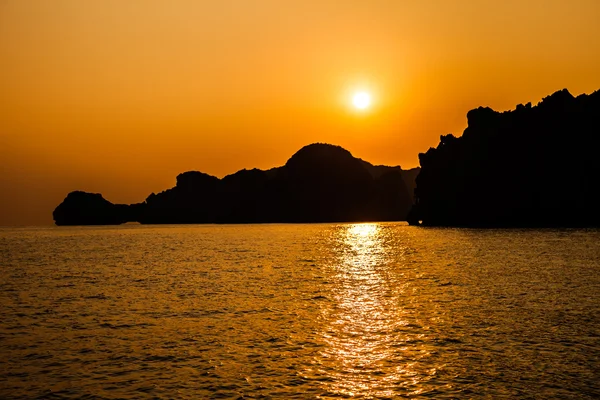 Tramonto sul mare in Vietnam — Foto Stock