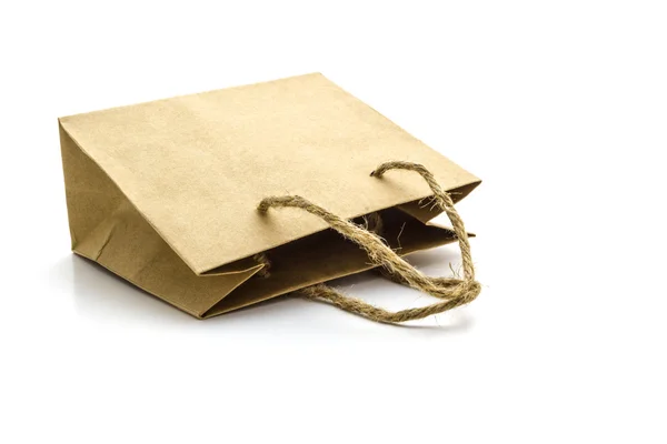 Blank brown paper bag — Stock Photo, Image