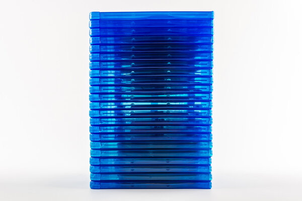 Blu Ray disc boxes.