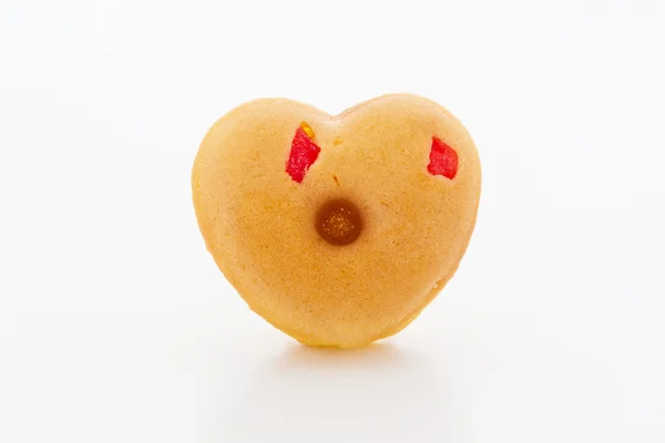 甜甜圈形状的心 — 图库照片