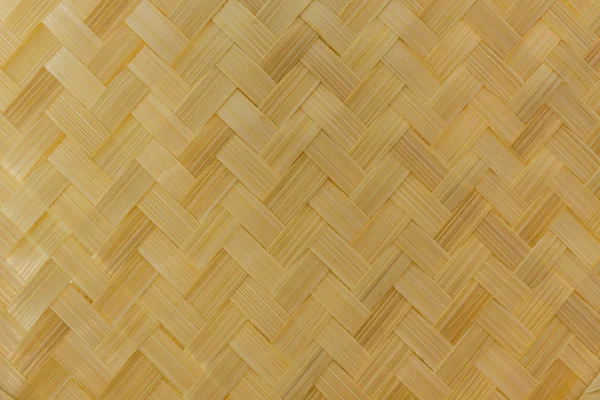 Artesanato tailandês de padrão de tecido de bambu — Fotografia de Stock