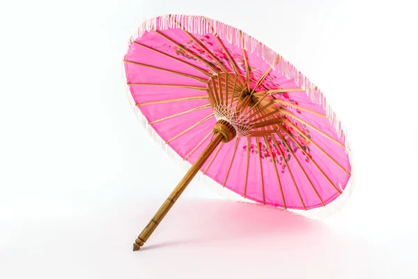 Roze paraplu. — Stockfoto