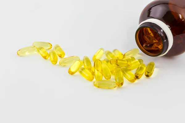 Evening primrose oil. — Stock Photo, Image