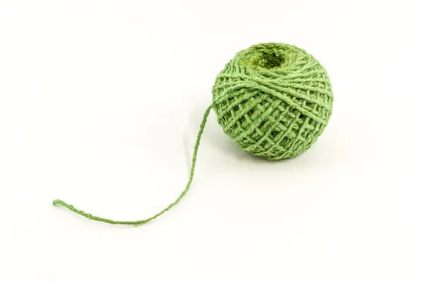 Green yarn. — Stock Photo, Image