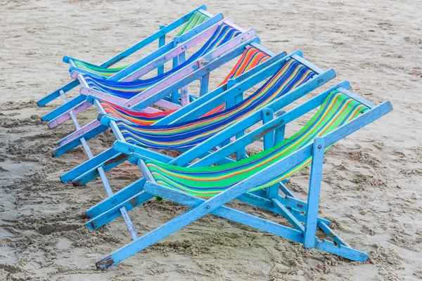 Strandstoelen. — Stockfoto