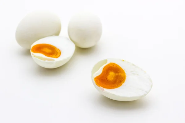 Salted duck egg or preserved egg.