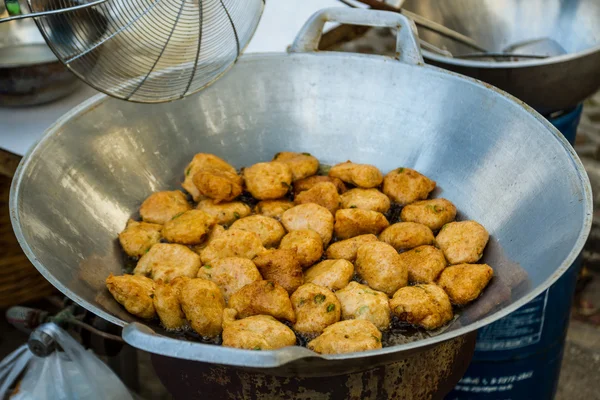 Bolos de peixe frito (Tod Mun Pla ). — Fotografia de Stock