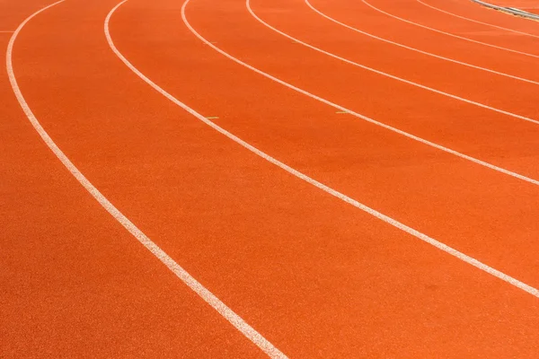 Arena sport lanes of running track — Stock Photo, Image