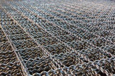 Çelik metal mesh.