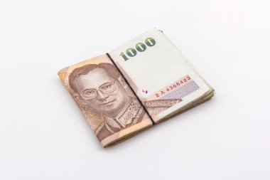 Tayland Bahtı para banknot, Tay para ile.