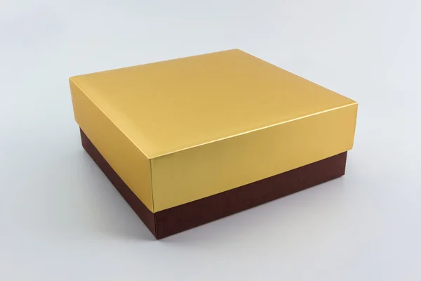 Gold and Brown box. — Stock Photo, Image