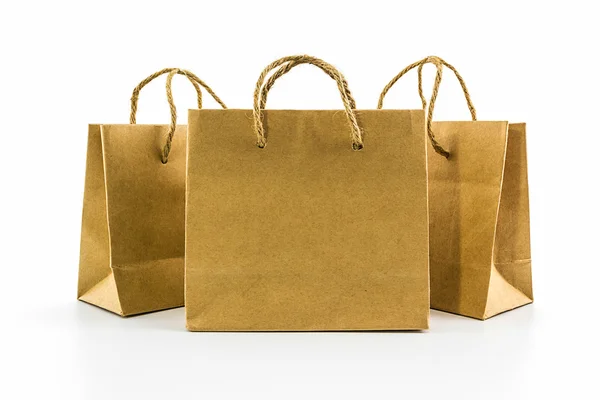 Blank brown paper bag. — Stock Photo, Image