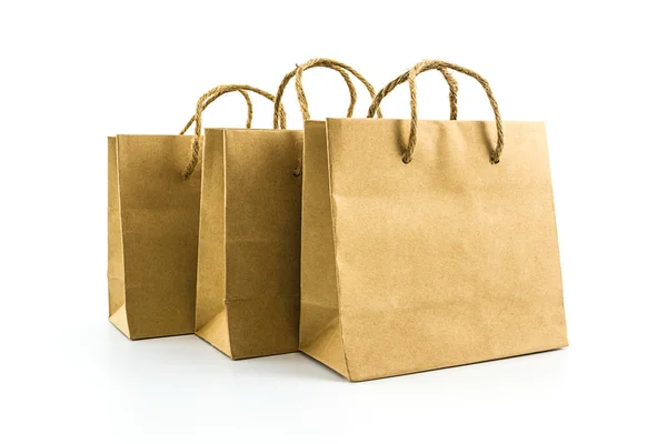 Blank brown paper bag. — Stock Photo, Image