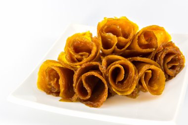  Tay antik tatlı, kurutulmuş şekerlenmiş mango organik gıda.