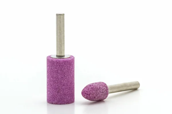 Pink grinding tools. — Stock Photo, Image