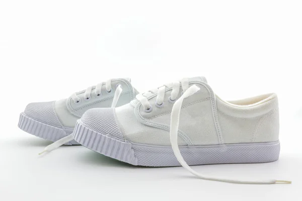 Biały sport buty. — Zdjęcie stockowe