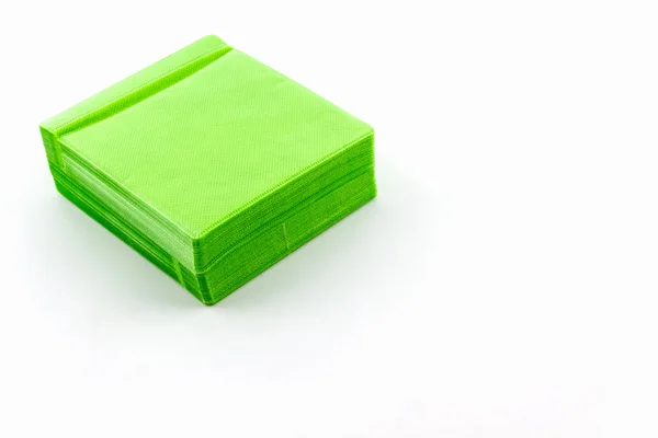 Groene cd-doosje voor papier. — Stockfoto