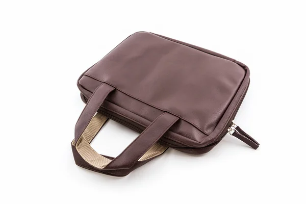 Brown Leather Handbag. — Stock Photo, Image