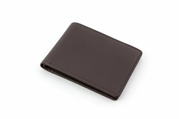 Brown leather wallet . — Stock Photo, Image
